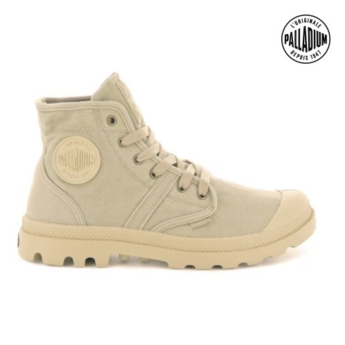 Palladium Pallabrousse Men's Boots Khaki | UK A153-UCY